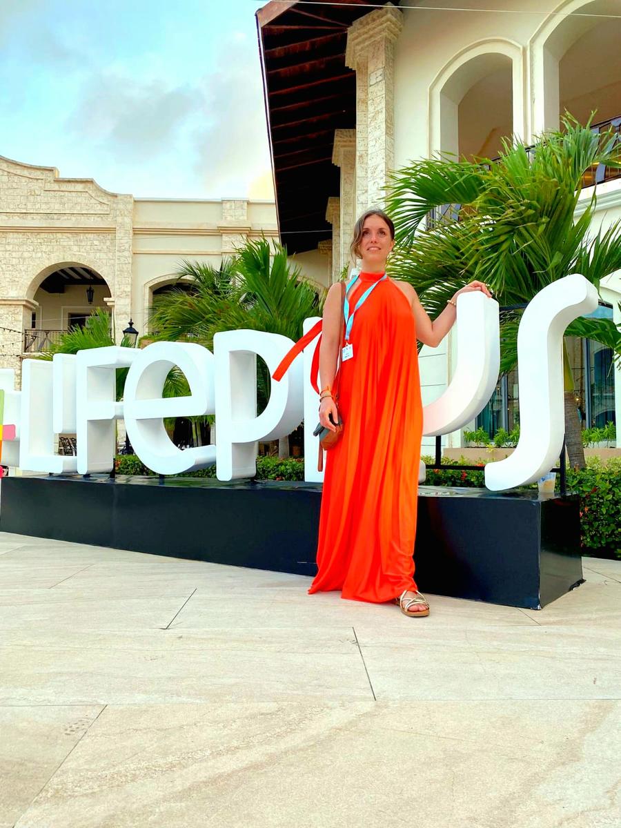 Julia Hamann-Zeit beim Lifeplus Event